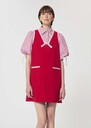 Rule Dress red double canvas Cerise TARA JARMON CH