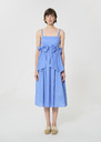 Renée Dress sky blue cotton voile Horizon TARA JARMON CH