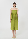 Renée Dress green cotton voile Pomme TARA JARMON CH
