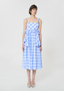 Renée Dress sky blue gingham Horizon TARA JARMON CH