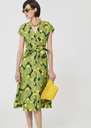 Rosia dress dark green floral print Vert anglais TARA JARMON CH