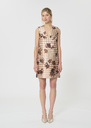 Rusane Dress beige gingham print Beige TARA JARMON CH