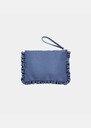 Sabrina clutch sky blue duchess satin Horizon TARA JARMON CH