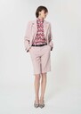 Sasha Shorts pale pink textured wool Blush TARA JARMON CH