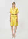Short Simon yellow duchess satin Mimosa TARA JARMON CH
