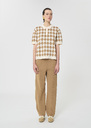 Polo Tomaso beige jacquard Miel TARA JARMON CH