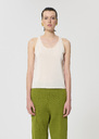 Tabatha Tank Top ecru cotton Off-white TARA JARMON CH