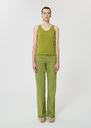 Tabatha Tank Top green cotton Pomme TARA JARMON CH