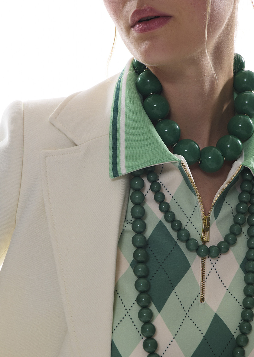 Bellissima Necklace green with large pearls Green TARA JARMON CH