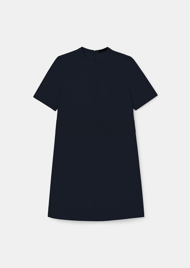 Blue double canvas dress Royce Night TARA JARMON CH