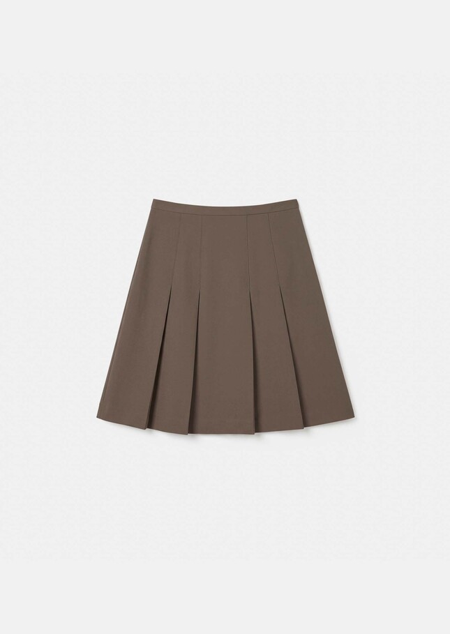 Jeanne skirt taupe-beige Taupe color TARA JARMON CH