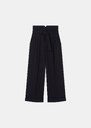 Pia Pants midnight blue in fluid crepe Night TARA JARMON CH