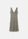 Romancia Dress Dark green floral print Vert anglais TARA JARMON CH