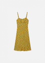 Romilda dress green printed leaves Pomme TARA JARMON CH