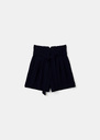 Short Shia midnight blue in fluid crepe Night TARA JARMON CH
