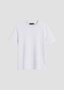 Tarapearl T-shirt white cotton embroidered with beads White TARA JARMON CH