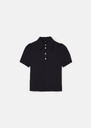 Top Tonino midnight blue in fluid crepe Night TARA JARMON CH