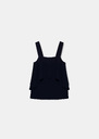 Top Tanina midnight blue in fluid crepe Night TARA JARMON CH