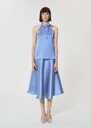 Top Tierri sky blue satin Horizon TARA JARMON CH