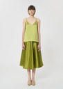 Top Tamara satin green Anis TARA JARMON CH