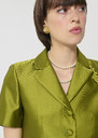 Victoire Jacket green duchess satin Anis TARA JARMON CH