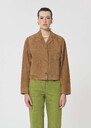 Varso Jacket beige suede Miel TARA JARMON CH