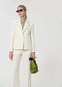 Valy Jacket unbleached canvas, grain of powder Off-white TARA JARMON CH