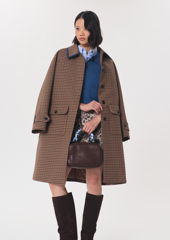 Genny Vest with contrasting collar Denim TARA JARMON CH