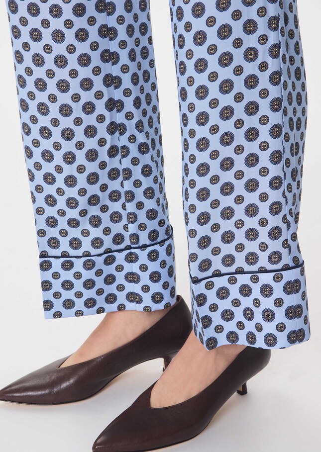 Pierre's Pants printed right light blue cloud Cloud TARA JARMON CH