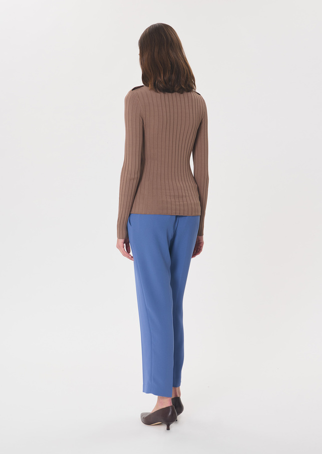 Prisca sweater caramel pockets Caramel TARA JARMON CH