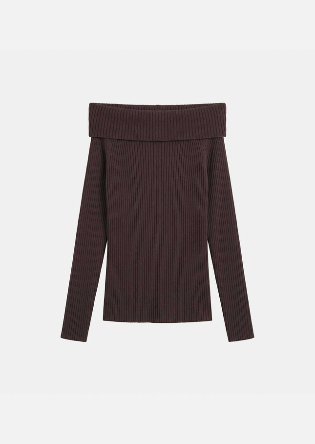 Philippine sweater ribbed tonka beanie with boat neck Tonka TARA JARMON CH