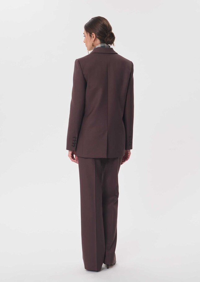Vassili Jacket Double-breasted brown blazer Tonka TARA JARMON CH
