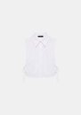 Alex Chest Protector white shirt collar White TARA JARMON CH