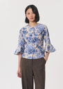 Calisto Shirt ecru floral print Off-white TARA JARMON CH