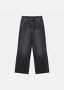 Juliano Jeans slim black pants with gold studs Charcoal TARA JARMON CH