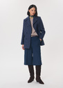 Mylène Coat Double-breasted blue with patch pockets Denim TARA JARMON CH