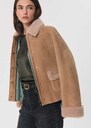 Marthy Coat in sheepskin Caramel TARA JARMON CH