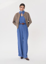 Pia Pants flowing blue belted Denim TARA JARMON CH