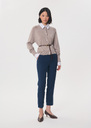 Philippa trousers navy blue straight cut Denim TARA JARMON CH