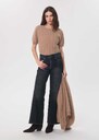 Pamela Sweater caramel short sleeves Caramel TARA JARMON CH