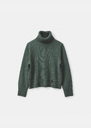 Palina Sweater thyme with a turtleneck Thym TARA JARMON CH