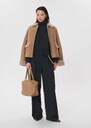 Palina Sweater heather grey with a high collar Gray grey TARA JARMON CH
