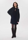 Roline Dress short navy blue dress with a bib front Night TARA JARMON CH