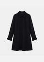 Roline Dress short black dress with contrasting bib Black TARA JARMON CH