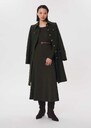 Roselene Knit Dress khaki ribbed mid-length long-sleeved top Khaki TARA JARMON CH