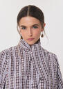 Calyce Shirt Tonka checkered lavallière Tonka TARA JARMON CH