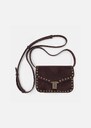 Bag 8 Bis brown shoulder strap with signature clasp Tonka TARA JARMON CH