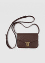 Bag 8 Bis brown shoulder strap Tonka TARA JARMON CH
