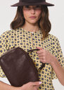 Salomé bag carried by hand Tonka TARA JARMON CH