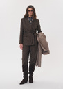 Virginia jacket brown striped belted Tonka TARA JARMON CH
